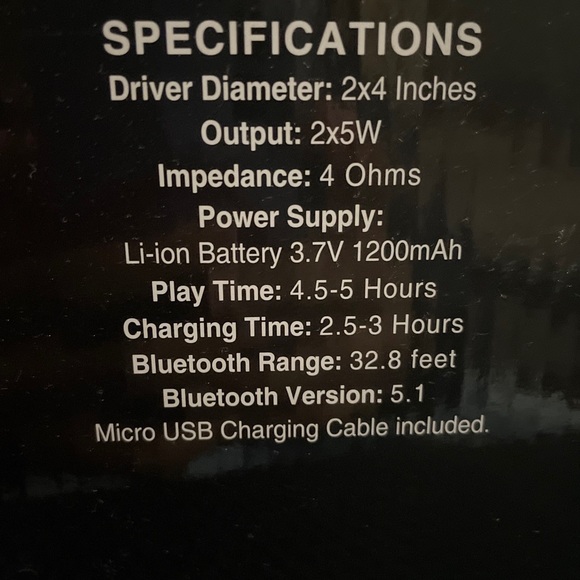 open box but speaker is fresh and never used had to open to prove not fake/scam - Picture 6 of 9